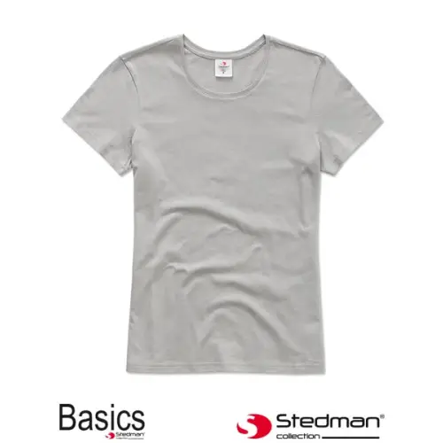 T-shirt damski soft grey